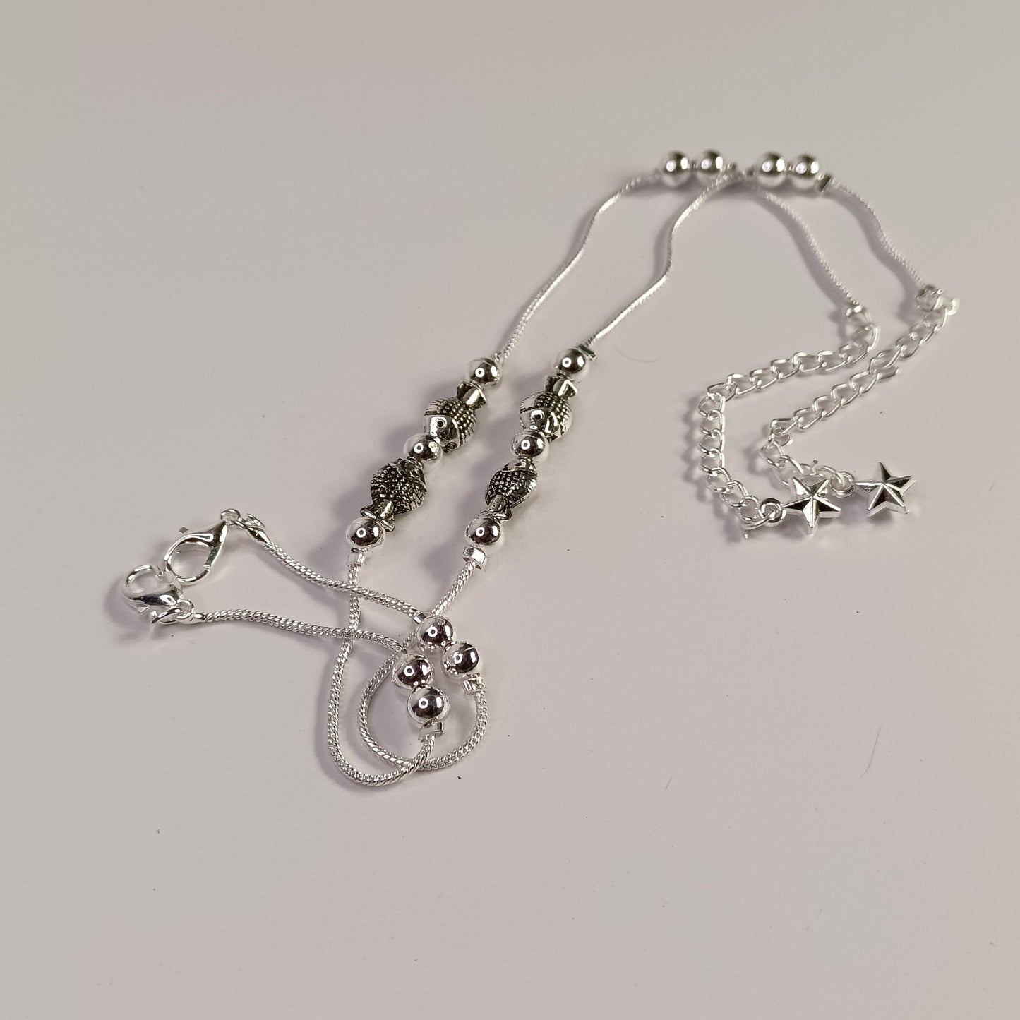 Traditional Silver-Plated Payal Anklet Set for Women & Girls