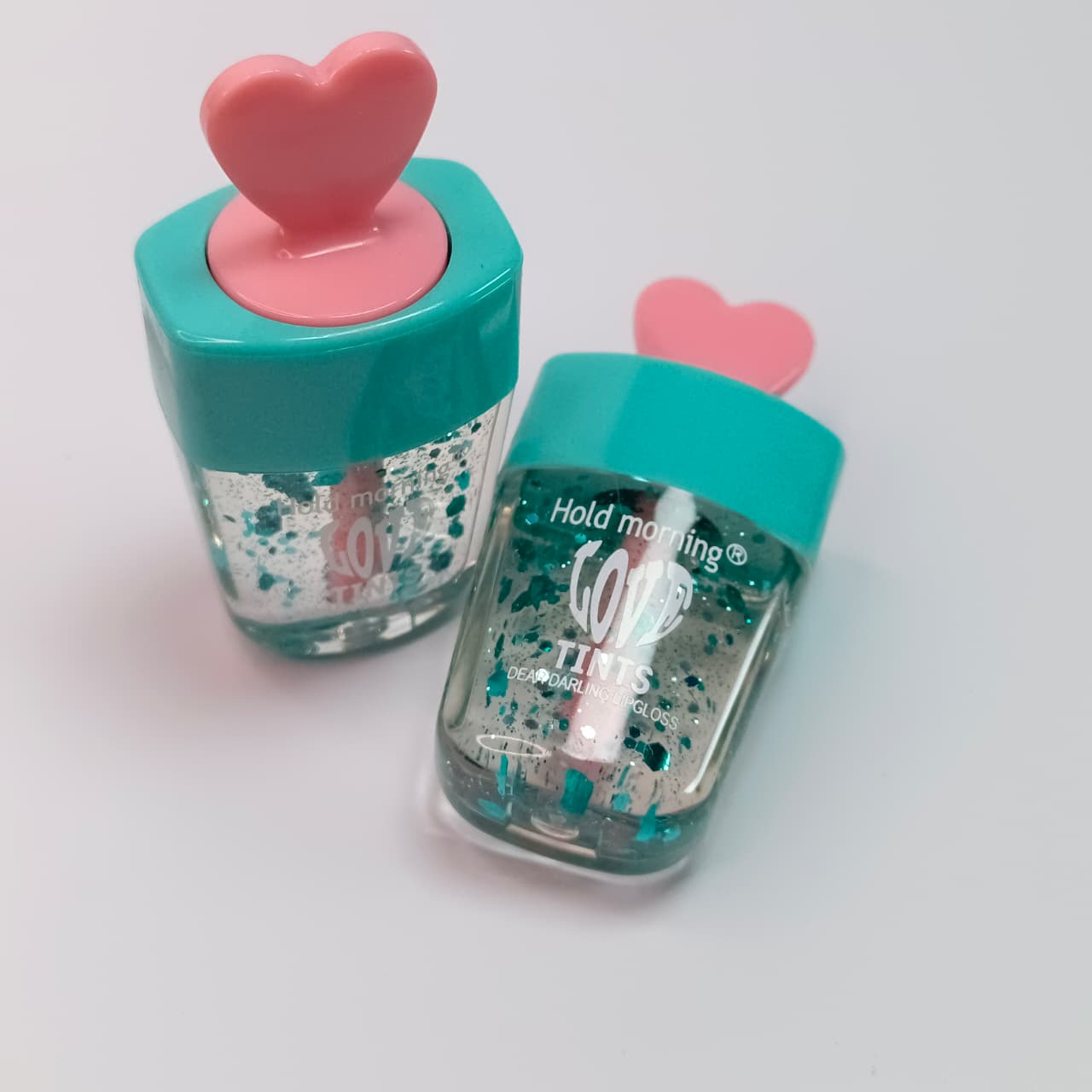 Cute Heart Lip Gloss – Glittery Tint Gloss with Popsicle Design ( pack of 1 )