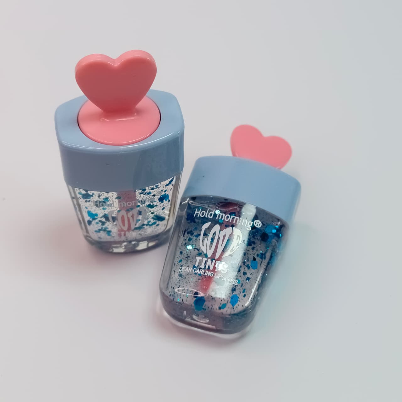 Cute Heart Lip Gloss – Glittery Tint Gloss with Popsicle Design ( pack of 1 )