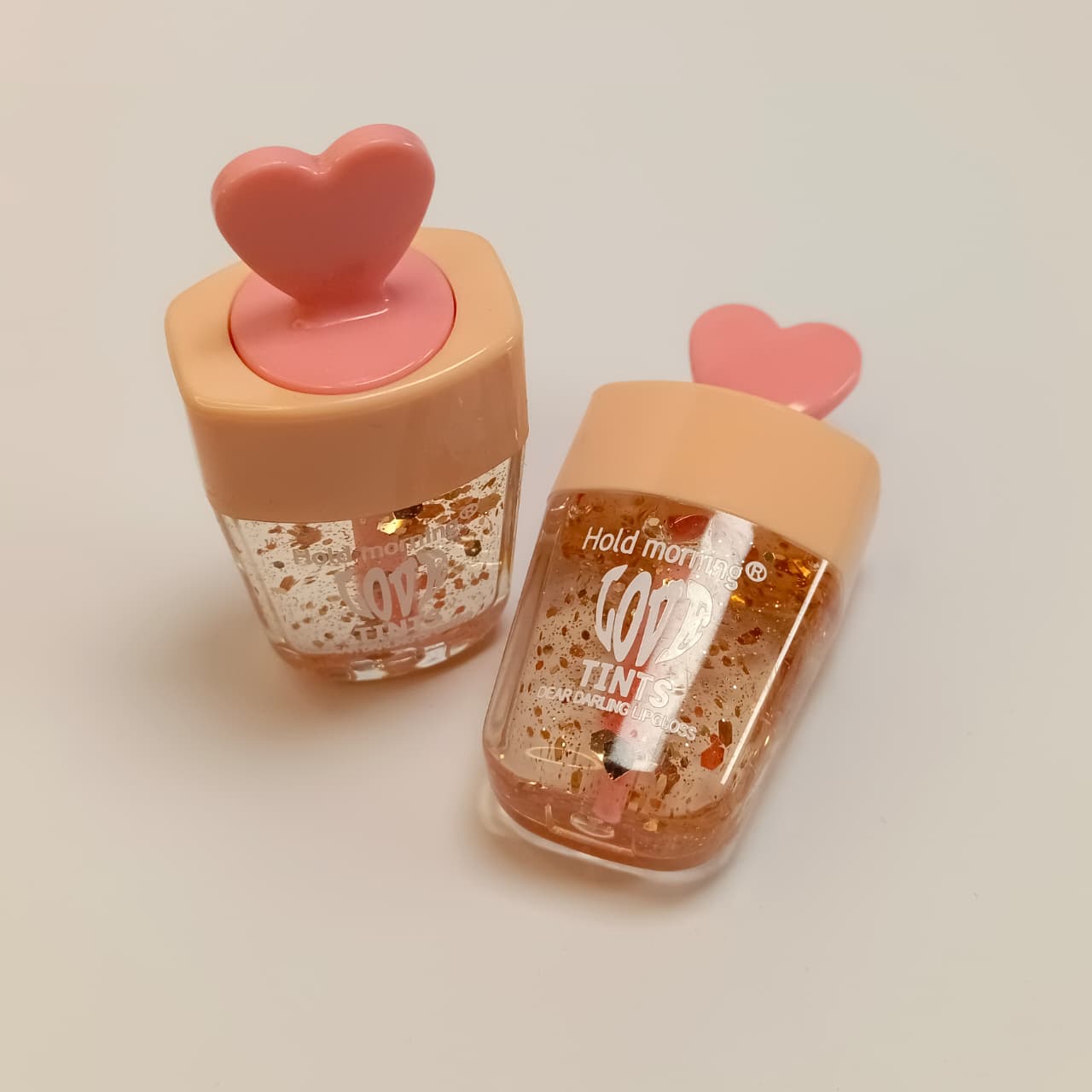 Cute Heart Lip Gloss – Glittery Tint Gloss with Popsicle Design ( pack of 1 )