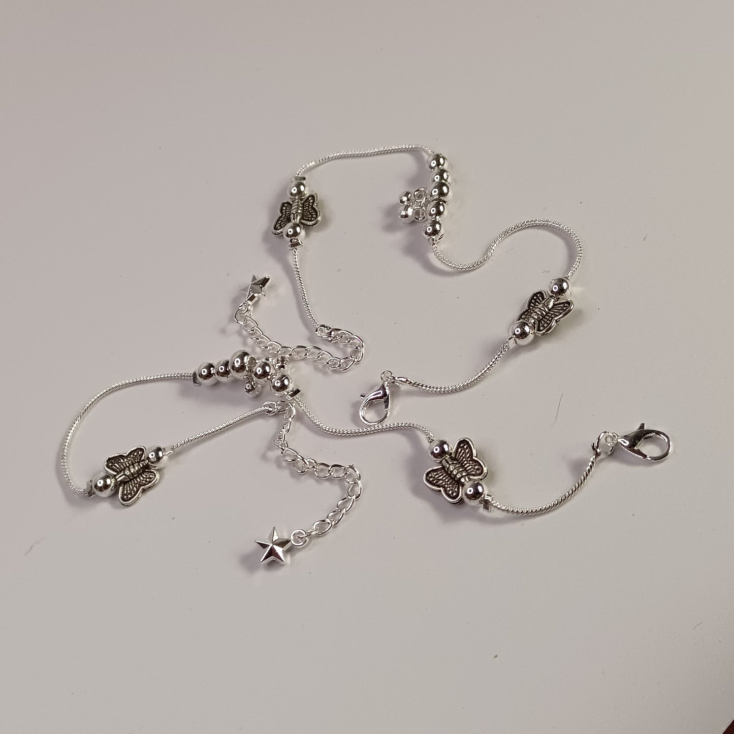 Traditional Silver-Plated Payal Anklet Set for Women & Girls