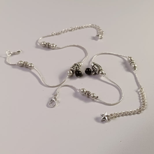 Traditional Silver-Plated Payal Anklet Set for Women & Girls – Multiple Designs