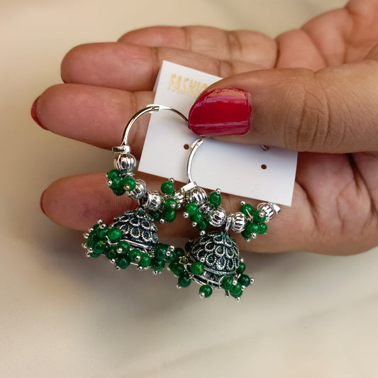 Traditional Beaded Jhumka Earrings for Women & Girls – Multiple Colors