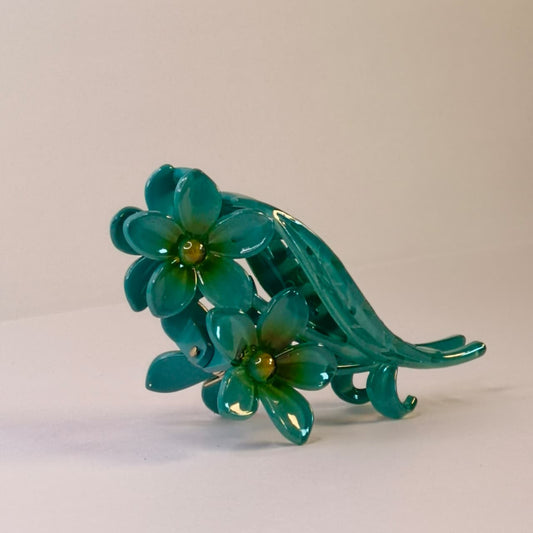 Colorful Floral Hair Claw Clips – Strong Grip & Stylish Design
