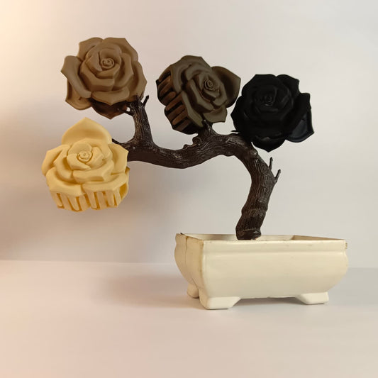 Rose Shaped Hair Claw Clips – Floral Design Hair Accessories for Women & Girls ( Pack of 1 )
