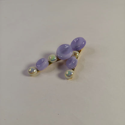 ✨ Glossy Bead & Pearl Hair Clip Set – Stylish & Elegant