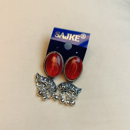 Traditional Fish Design Drop Earrings for Women & Girls – Multiple Colors